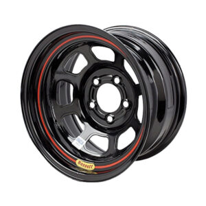 BASSETT Wheel 15in x 7in 5x100mm DOT Black BAS57RN4