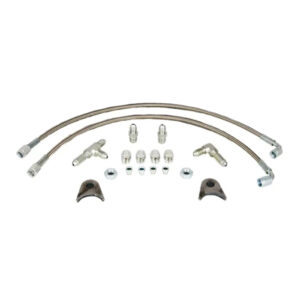 STRANGE Rear Brake Plumbing Kit w/3an Fittings P2384