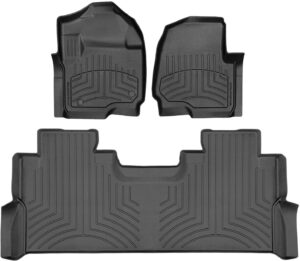 WEATHERTECH Black Front & Rear Floor Liner HP 441012-1-2IM