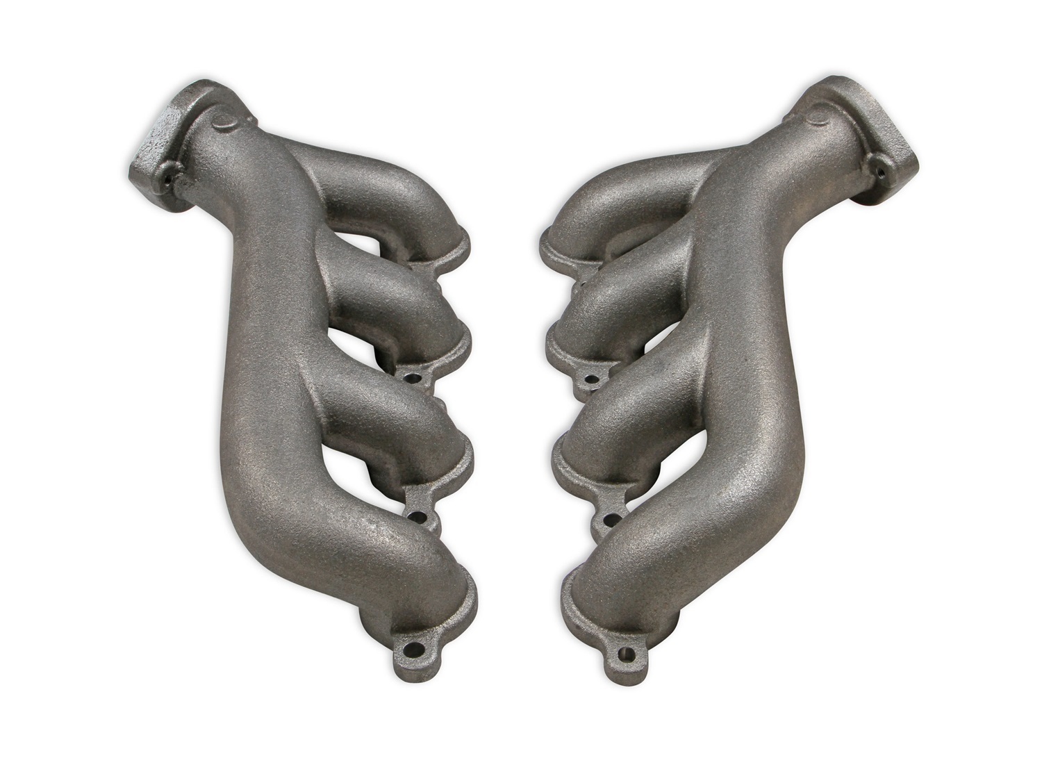 FLOWTECH Cast LS Exhaust Manifold Set – Natural Finish 11730FLT