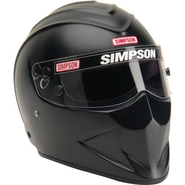 SIMPSON SAFETY Helmet Diamondback 7-1/2 Flat Black SA2020 7297128