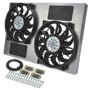 DERALE Dual RAD Fan w/Alum Shroud Assembly 16837