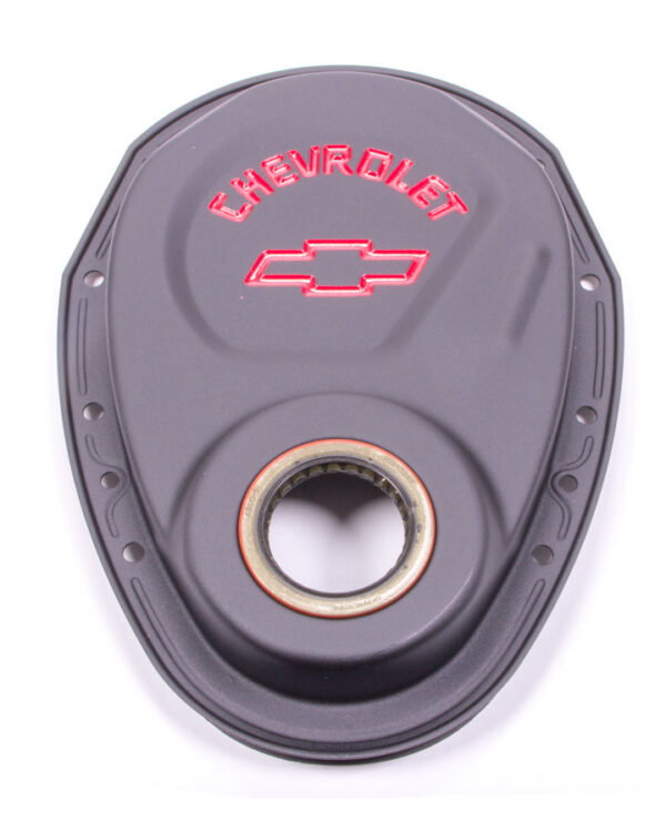 PROFORM SBC Blk Crinkle Timing Cover 141-753