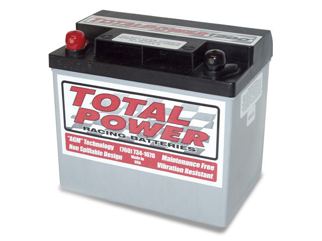 TOTAL POWER BATTERY 24lb Racing Battery 385 CCA 600CA TP1200
