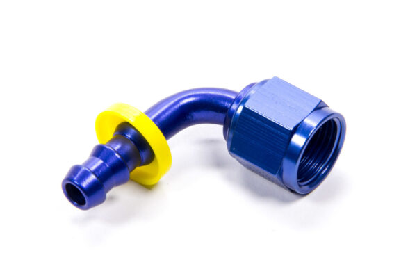 FRAGOLA Hose Conversion Fitting #8 90deg to #6 Hose 209108