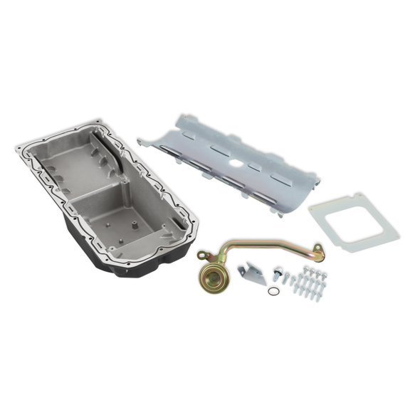 HOLLEY 6qt Cast Alm Oil Pan Kit 6.2L Gen III Hemi Swap 302-64BK