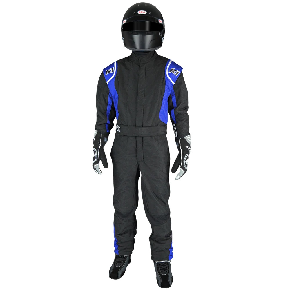 K1 RACEGEAR Suit Precision II 4X- Small Black/Blue 20-PRY-NB-4XS