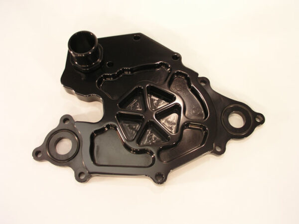 MEZIERE Hemi H/F Water Pump Back Plate – Black WP315S