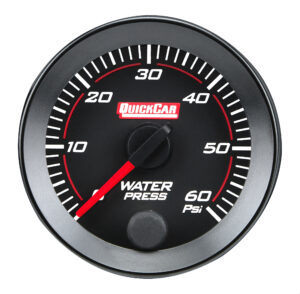 QUICKCAR RACING PRODUCTS RedLine  Gauge 2-1/16in Water Pressure  0-60psi 65-008