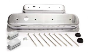 RACING POWER CO-PACKAGED SBC Alum Short Center Bolt V/C Plain Polished R6136-1