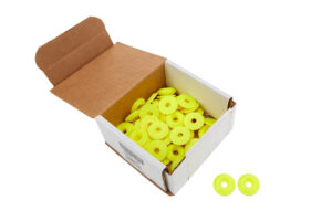 ALLSTAR PERFORMANCE Countersunk Washer Fluorescent Yellow 50pk ALL18698-50