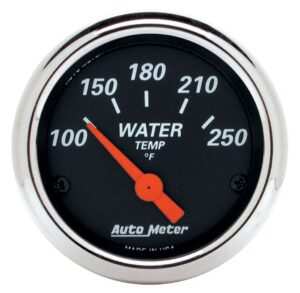 AUTOMETER 2-1/16 D/B Water Temp Gauge – 100-250 Deg. 1436