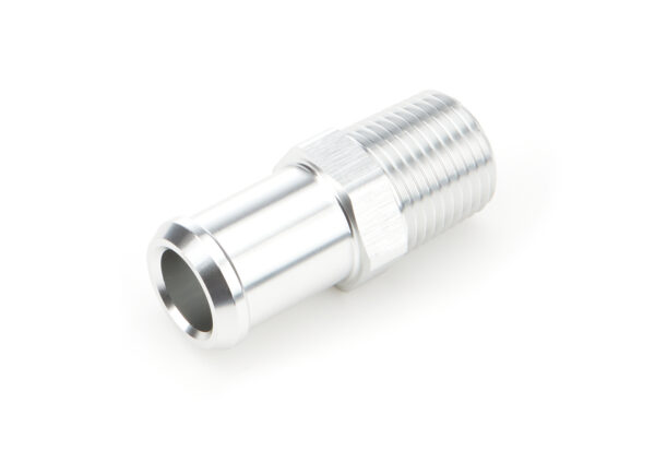 EDELBROCK Heater Hose End Fitting Straight with 1/2in NP 8184