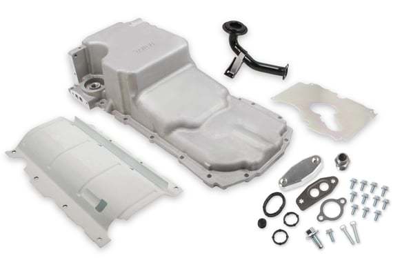HOLLEY GM LT Gen-V Oil Pan Swap Kit – As-Cast Finish 302-21