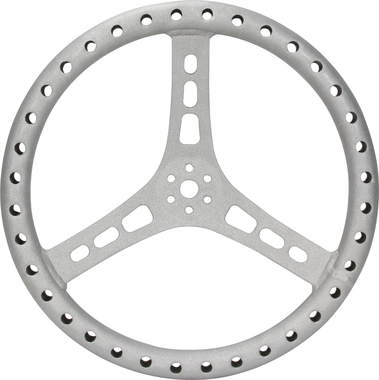 QUICKCAR RACING PRODUCTS 15in Steering Wheel L/W Aluminum Raw 68-005