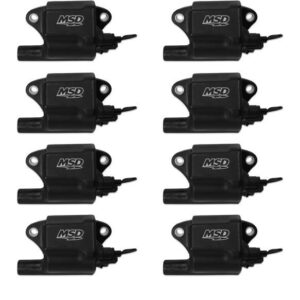 MSD IGNITION Coils 8pk GM LS Series LS2/LS7 BLack 828783