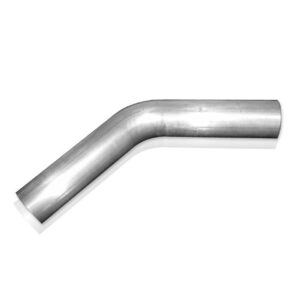 STAINLESS WORKS 3-1/2in x .065 Tubing 45 Degree Mandrel Bend MB45350
