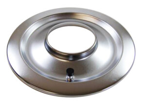 RACING POWER CO-PACKAGED 14In Flat Air Cleaner B ase Chrome R2148B