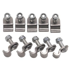 RUSSELL 3/16in SS Brake Line Clamps – 12pk 654030