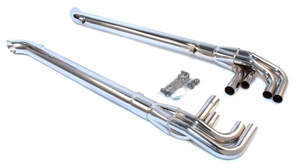PATRIOT EXHAUST Chrome Lake Pipes – 63in H1165