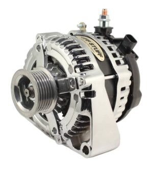 TUFF-STUFF LS225 Max Amp Alternator 6 Groove 1-Wire Chrome 8435C6G1W
