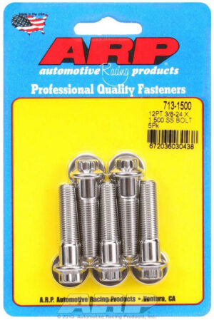ARP S/S Bolt Kit – 12pt. (5) 3/8-24 x 1.500 713-1500