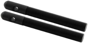 ALLSTAR PERFORMANCE Aluminum Hood Pins 3/8in Black 2pk ALL18491