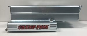 CHAMP PANS SBC CT Oil Pan 8qt Wet Sump w/RH Kick Out CP109KO