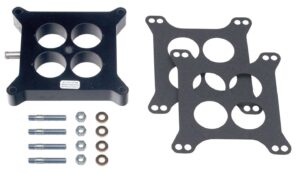 TRANS-DAPT 1in Phenolic Carb Spacer Swirl Torque w/PCV 2529