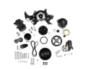 HOLLEY Mid-Mount Acc. Drive Sys SBC – Black Finish 20-240BK