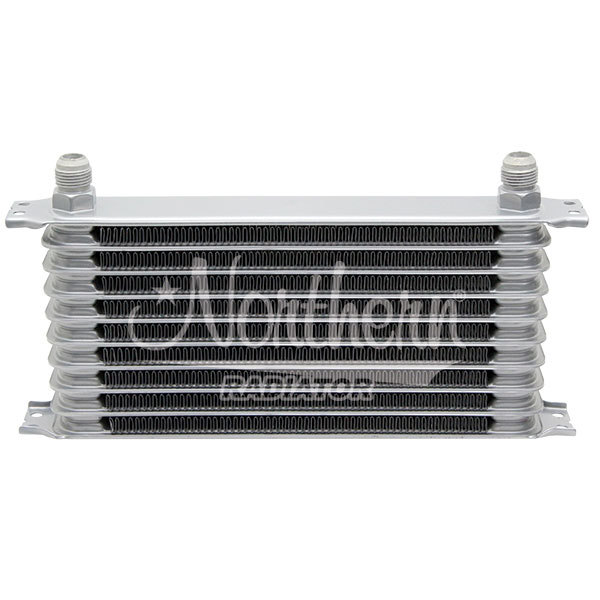 NORTHERN RADIATOR Universal 10 Plate Oil Cooler 10AN Z18057