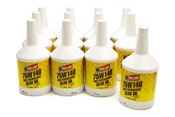 REDLINE OIL 75w140 Gear Oil Case 12 x 1qt 57914