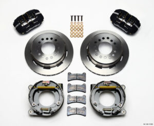 WILWOOD 67-72 GM C10 P/U Rear Brake Kit Black Caliper 140-11385