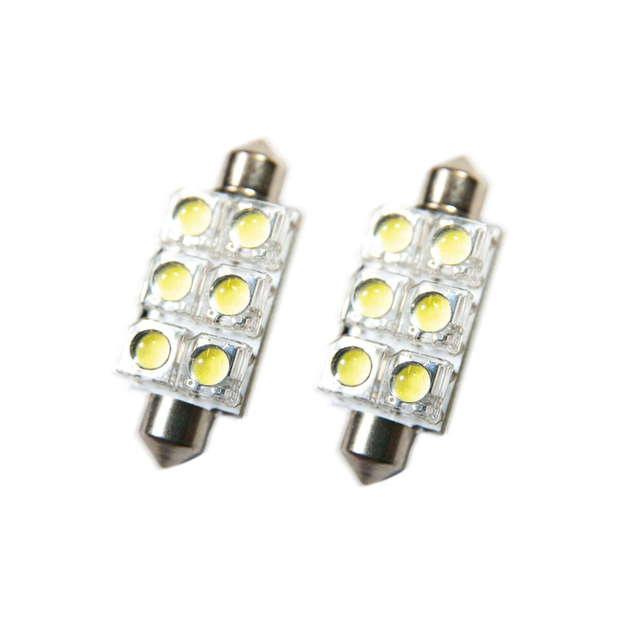 ORACLE LIGHTING 44MM 6 LED Festoon Bulb White Pair 5207-001