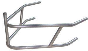 TRIPLE X RACE COMPONENTS Midget Rear Bumper S/S w/ Post MID-BN-0066