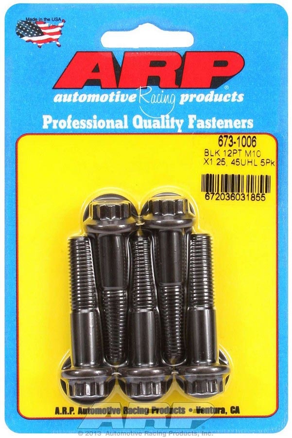 ARP Bolt Kit – 12pt 5pk 10mm x 1.25 x 45mm 673-1006