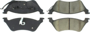 CENTRIC BRAKE PARTS Posi-Quiet Extended Wear Brake Pads with Shims 106.0858