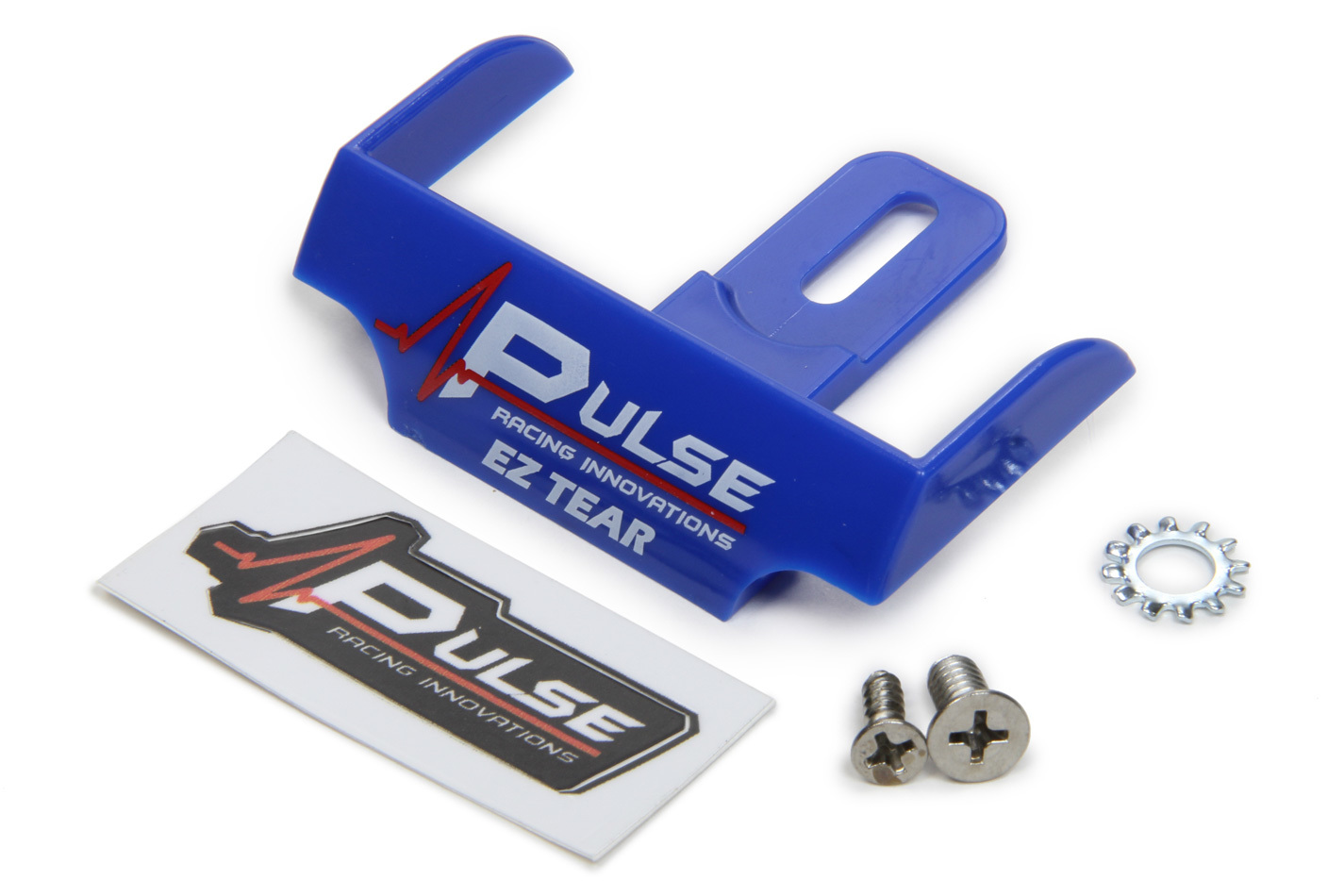 PULSE RACING INNOVATIONS EZ Tear Shield Mounted Blue EZTS101BL