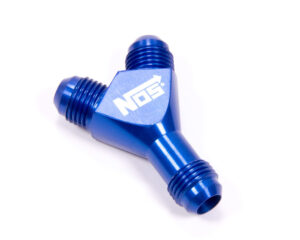 NITROUS OXIDE SYSTEMS 6an ‘Y’ Fitting  Blue 17835NOS