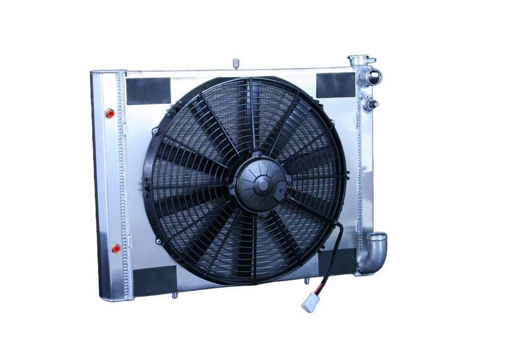 DEWITTS RADIATOR Radiator C2 Corvette LS Swap w/Fans 32-6139063A