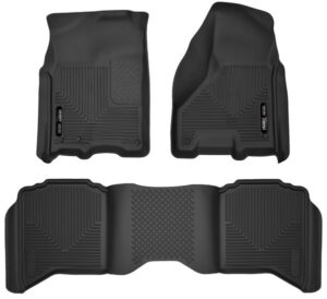 HUSKY LINERS Front & 2nd Seat Floor L iners X-act Contour 53608