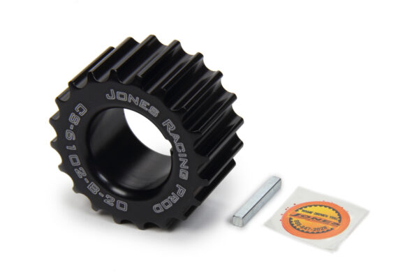 JONES RACING PRODUCTS Pulley Crankshaft HTD 20 Tooth 1in Wide CS-6102-B-20