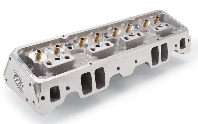 EDELBROCK SBC NHRA Legal Cylinder Head 64cc S/P Bare 60887
