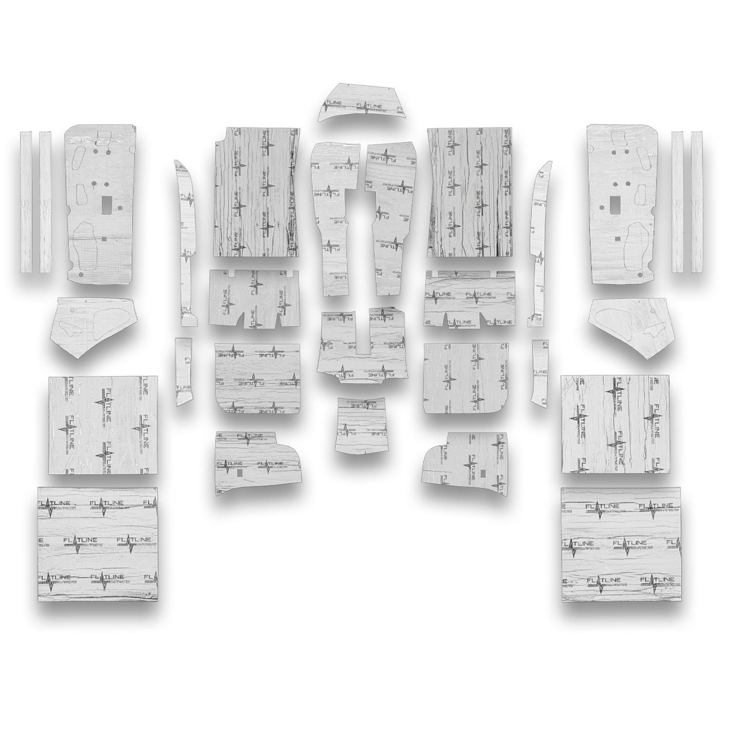 FLATLINE BARRIERS 71-73 Ford Mustang Coupe Full Insulation Kit TABZ6016