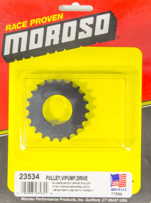 MOROSO Vacuum Pump Drive Pulley 22T- Radius Tooth 23534