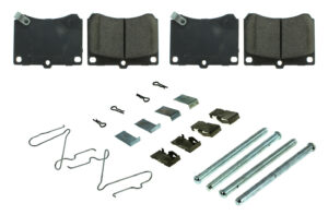 CENTRIC BRAKE PARTS Posi-Quiet Ceramic Brake Pads with Shims and Har 105.0473