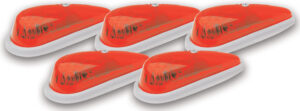 PACER PERFORMANCE Hi-Five Cab Roof Lights Red Teardrop 20-215