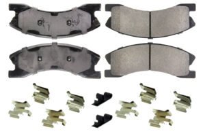 CENTRIC BRAKE PARTS Fleet Performance Brake Pads with Hardware 306.0945