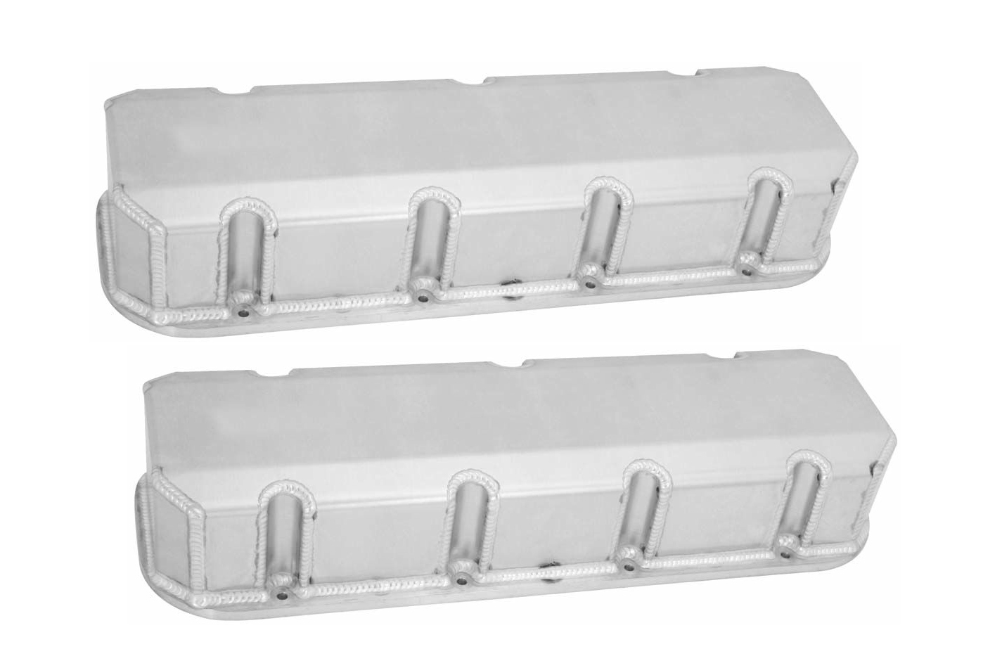 MOROSO BBC Billet Rail Valve Cover Set – Tall wo/Logo 68482