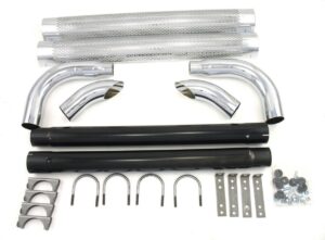 PATRIOT EXHAUST Chrome Side Pipes – 80in H1080